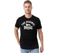Lonsdale T-Shirt Manica Corta Original, Regular Fit, Nero, XL