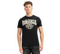 Lonsdale - T Shirt/Trägerhemd Bethersden, Maglia a maniche lunghe Uomo, Nero (Schwarz), Large (Taglia Produttore: Large)