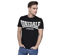 Lonsdale York Short Sleeve T-shirt Nero XL Uomo