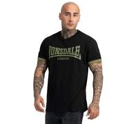Lonsdale TOWNHEAD T-Shirt, Black/Yellow, XXXL Men's