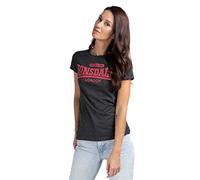 Maglia Lonsdale Tulse a T-shirt nera rosa donna - M