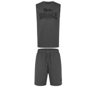 LONSDALE Tuta da jogging 'Allanton' antracite / nero Uomo LONSDALE XXL
