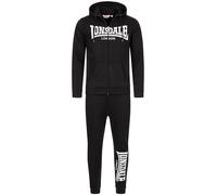 Lonsdale Tuta uomo cappuccio slim fit FEENY XL, Black/White