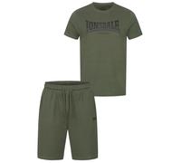 LONSDALE Tuta da jogging oliva / nero Uomo LONSDALE S oliva / nero