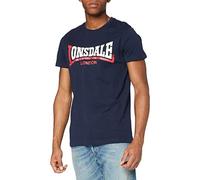 Lonsdale Two Tone T-Shirt, Uomo, Blu Navy, Medium