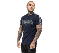 Lonsdale Vementry T-Shrit, Navy/Nero/Bianco, L Uomo