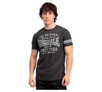 Lonsdale Winnard T-Shirt, Anthracite/Grey, L Uomo