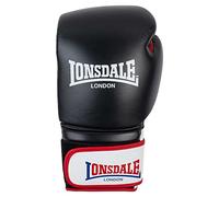 Lonsdale Winstone Leather Boxing Gloves Nero 12 oz