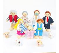 Lonsien Bambole per Casa Delle Bambole 12 Pezzi Accessori Casa Set con Cane per Fingere Accessori Regalo