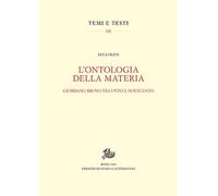 L'ontologia della materia. Giordano Bruno tra Otto e Novecento