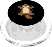 Lontra a Terra con Braccia Aperte - Illustrazione PopSockets PopGrip per MagSafe