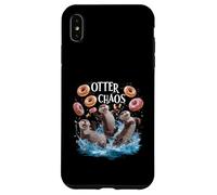 Lontra Chaos Divertente Bagel Combattimento Lontra di Mare Giochi di parole Amante degli animali Custodia per iPhone XS Max
