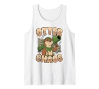 Lontra Chaos Kawaii Animali Pun Divertente Carino Canotta