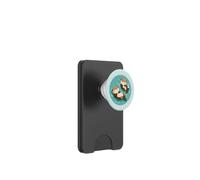 Lontra Chibi marrone che si tiene per mano per gli appassionati di anime PopSockets PopWallet per MagSafe