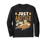 Lontra di Mare Cartone Animato Divertente Pun Un Altro Maglia a Manica