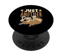 Lontra Di Mare Cartone Animato Divertente Pun Un Altro PopSockets PopGrip Adesivo