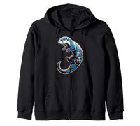 Lontra di Mare Merch Creature Otters Stuff Vintage Sea Otters Felpa con Cappuccio