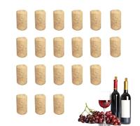 Lonwiner 20 tappi di sughero per vino in sacchetti di cotone, tappi per il fai da te, tappi per bottiglie di birra