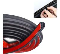 Lonwiner - Guarnizione universale per porta auto, 10 m, guarnizione in gomma, per porte, cassapanche, camper, barche (nero, L)