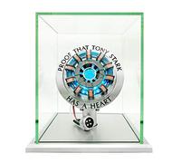 Lonyiabbi Arc Reactor MK2 - Scala 1:1, Luce LED Alimentata Via USB con Sensore di Vibrazione, Nessun Montaggio Necessario, con Scatola Espositiva