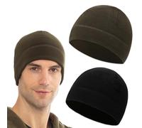 LONZIKP 2 Pezzi Berretto Donna, Multifunzione, Cotone Traspirante e Leggero, Cuffia Sottocasco Moto Estivo, Cappellino Running Uomo, Bandana Estiva, Copricapo per la Notte, Casco Bici