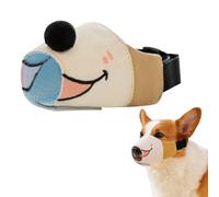 LONZIKP Museruola per Cani, Museruola Morbida con Chiusura in Velcro, Previene Morsi, Abbaio e Masticazione, Sicura e Traspirante, con Cinghia Regolabile, Rete Traspirante (M)