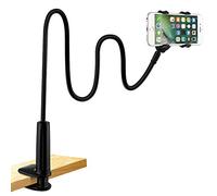 LONZOTH Porta Cellulare, Supporto Cellulare Telefono Letto Regolabile e Flessibile a Collo di Cigno Universale Cellulari da Tavolo per iPhone,Huawei,Samsung, Google Pixel e altri 3.5-6.5”Smartphone