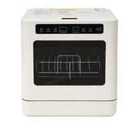 Loobiiny Mini lavapiatti, Touch Contro Dishwasher per dormitori, lavastoviglie da tavolo, con 4 programmi, 800 W