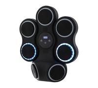 Loobiiny Music Boxing Machine - Bersaglio da boxe con Bluetooth, montaggio a parete, con illuminazione e musica, allenamento interattivo con 11 modalità di colpo, 7 bersagli per allenamento a casa