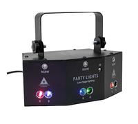 Loobiiny Stromboscopio Serata 9 Occhi Led Rgb Laser Light Proiettore Laser Esterno Luce Discoteca Stroboscopio Discoteca Con Musica Controllata Dj Proiettore Discoteca Scene Lighting Light Effect