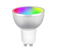 LOOCOO Tuya Zigbee 3.0 Gu10 Smart LED 5W Rgbcw Lampadina di controllo vocale, può essere utilizzata con Alexa Echo Plus, Google Home, adatta per casa, ufficio,
