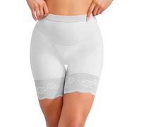 Loodgao Shorty Femmina Intimo Legging Corto Boxer Shorts di Sicurezza Anti Sfregamento Mutande Sexy Trasparente Bianco Taglia Unica