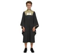 Loodgao Tunica Danza Liturgica Cappotto Da Coro Per Bambini Roba Da Coro Per Bambini Roba Di Giudice Toga Di Laurea Vestito Tribunale Danza Lode Nero 15-16 anni