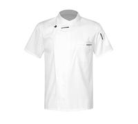 Loodgao Unisex Giacca da Chef Divisa Chef Camicia da Cuoco Camicia da Cucina Maglietta da Lavoro Cameriere Uomo Donna Pizzeria Hotel Panetteria Ristorante Mensa