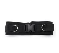 LOOEEL Cintura regolabile in morbido neoprene imbottito con 2 anelli mobili per macchine con cavi, fitness, esercizi di velocità, agilità, allenamento di resistenza