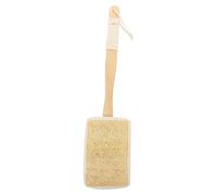Loofah Bath Brush - Ergonomic Extended Handle Design, Gentle Texture, Durable Cleaning Tool, Easy Reach Back Scrubber | Full Body Wash, Bathroom Self-Care, Skin Renewal, Family Daily