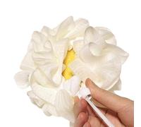 Loofah for Women - 2-in-1 Body Scrubber Bath Ball, Gentle Deep Cleansing Scrubber with Soap Pouch, Quick-Drying ExfoliatingSponge for Men and Women; Floral 2-in-1 Bath Ball for Bubble Baths