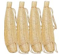 LOOFAH Sponge 4 pezzi LOOFAH ASSOGNA NATTIVA ALLA CON CANIGLIA PER PULIZIONE DI PELLE DEI PELLE, BAGNO E SCHEDA