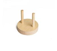 LOOG Appendiabiti da parete a 6 corde, in legno di betulla, design minimalista