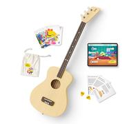 Loog Chitarra acustica professionale a 3 corde e app di accompagnamento per bambini, ragazzi e principianti (naturale)