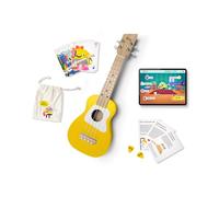 Loog Ukulele soprano in legno per bambini e principianti, app e lezioni, tutte le età (giallo)