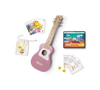 Loog Ukulele soprano in legno per bambini e principianti, app e lezioni, tutte le età (rosa)