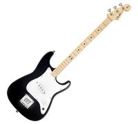 Loog X Fender Stratocaster - Chitarra elettrica, colore: Nero