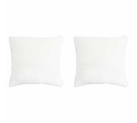 LoogCape 2 cuscini bianchi, 40 x 40 cm, in fibra di bambù, traspiranti, morbidi, ergonomici, per chi dorme sul fianco, per chi dorme sulla schiena, lavabile, adatto per persone allergiche