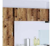 LoogCape Armadio sospeso in legno antico e bianco, 40 x 31 x 40 cm, con 1 anta cerniere, spazio per cucina, sala da pranzo, corridoio, stoccaggio e ordine