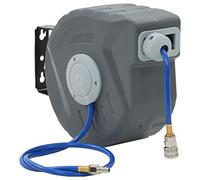 LoogCape Avvolgitubo automatico ad aria compressa, 1/4", 12 m, con attacco rapido, per officina, garage, industria, fai da te, cantiere e artigianato, flessibile, resistente alla piegatura