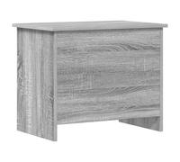 LoogCape Baule portaoggetti grigio sonoma, 60 x 40 x 50 cm, in legno, organizer per camera da letto, corridoio, soggiorno, cameretta dei bambini