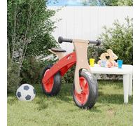 LoogCape Bicicletta per bambini con pneumatici rossi, sedile regolabile e manubrio a 135 gradi, per bambini dai 3 anni in su, portatile, sicura, silenziosa, per interni ed esterni, giardino, regalo