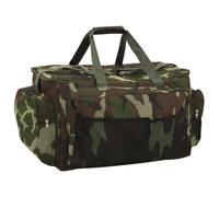 LoogCape Borsa da pesca impermeabile mimetica con tessuto Oxford 600D, organizer versatile per pescatori, attività all'aperto, viaggi, trekking, ciclismo, con divisorio isolante, cinghia, protezione