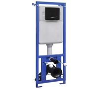LoogCape Cisterna da incasso da 11 l, per WC sospesi a parete, con doppio risciacquo, fonoassorbente, piedini regolabili in altezza, serbatoio dell'acqua in HDPE durevole, kit di montaggio, risparmio